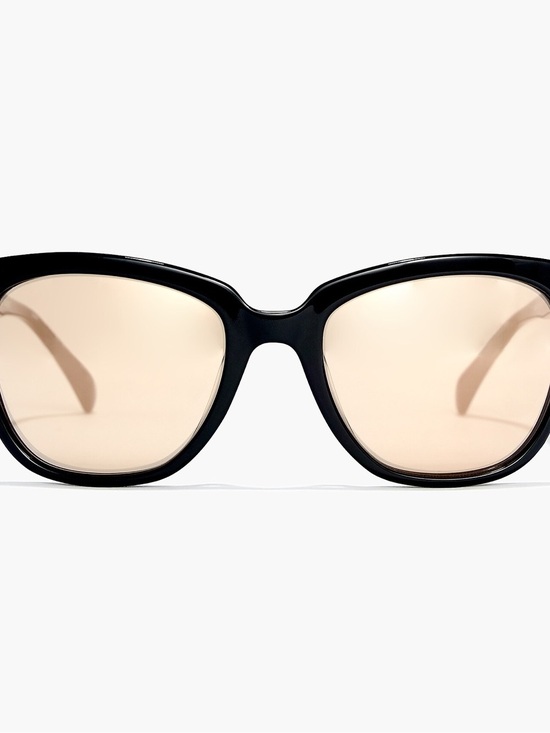 J. Crew ‘Franny’ Retro Black Frame Sunglasses w/ Orange Lenses ASO Duchess Meg main image 7